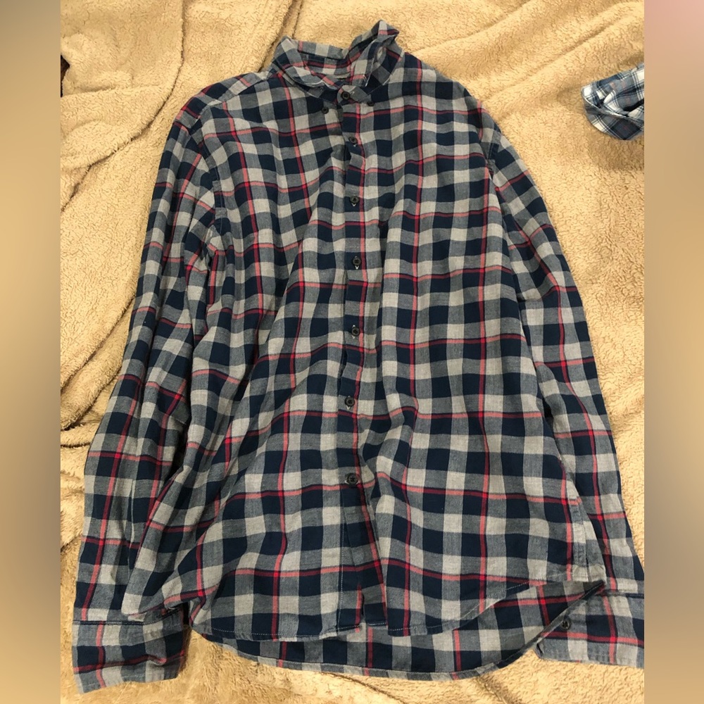 Banana Republic Blue Collard Shirt